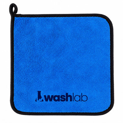 Panno microfibra pulizia auto detailing blu
