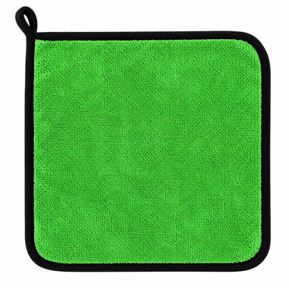 Panno microfibra pulizia auto detailing verde
