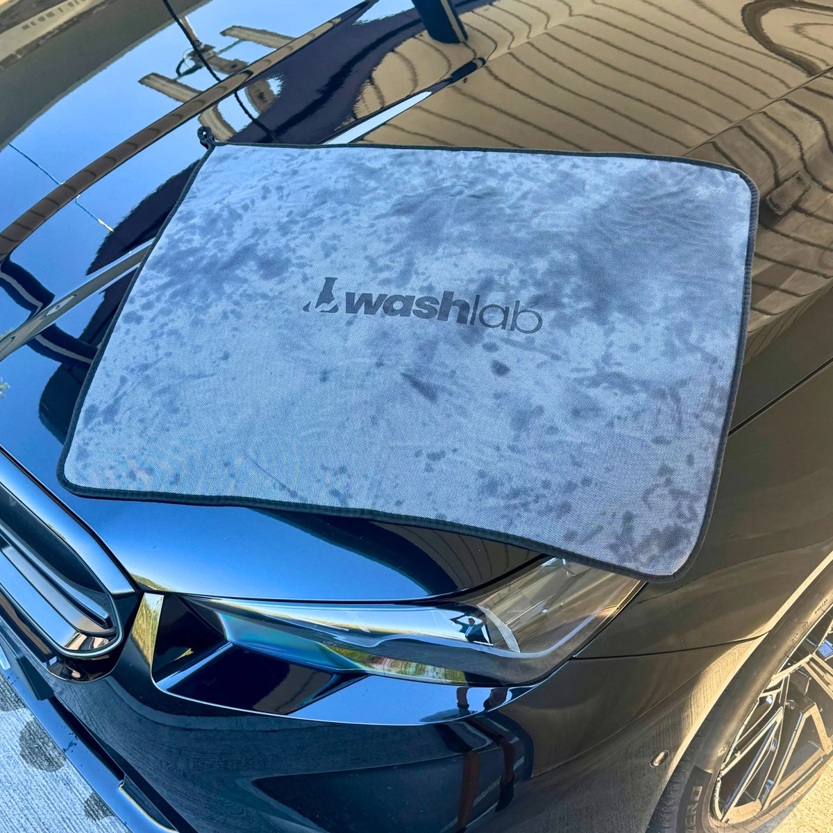 panno asciugatura auto grigio washlab